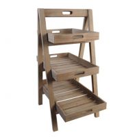 Etagére bois 3 plateaux