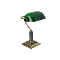 Lampe abat jour vert 
