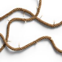 Guirlande corde en jute