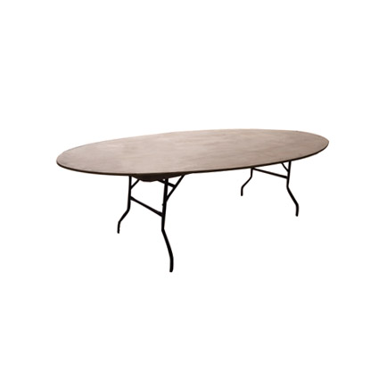 Table bois ovale