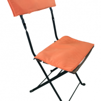 Coussin pour chaise orange