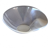 Coupelle verre transparente vague
