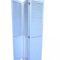 Paravent bois blanc
