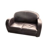 Canapé en cuir 2 places 