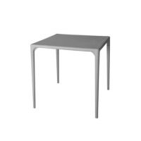 Table carrée grise