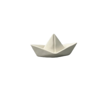 Bateau origami blanc 