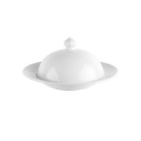 Cloche porcelaine et son plateau